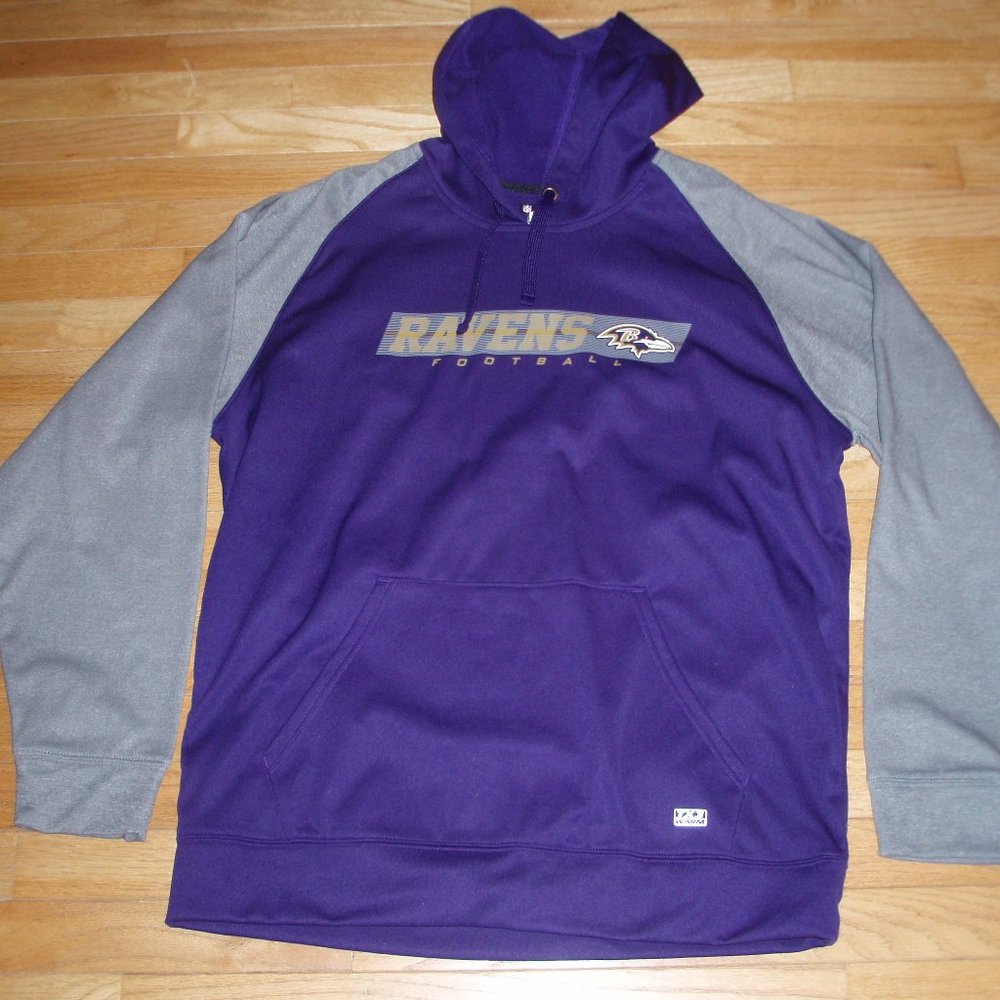 Ravens NFL TA TX3 Warm Purple Hoodie Sweatshirt
